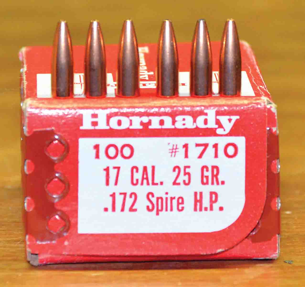 The rapidly growing popularity of .17-caliber wildcats prompted Hornady to introduce a 25- grain hollowpoint in 1968, about two years prior to the introduction of the 17 Remington cartridge.